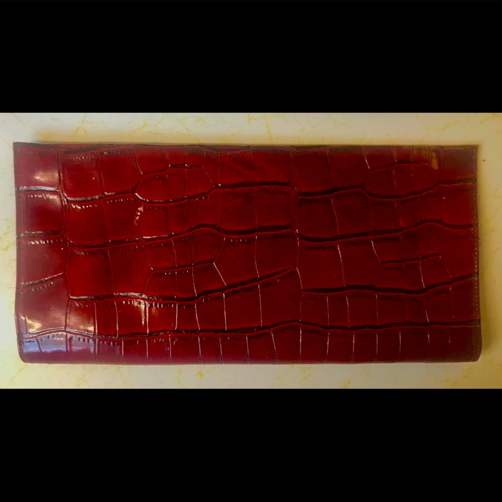 COPY - Red Leather Clutch